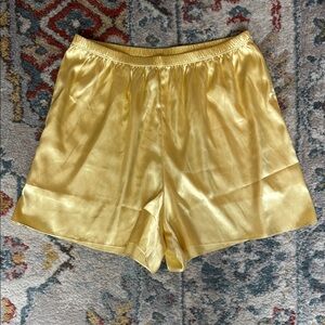 Daily Drills Lustrous Gold Shorts